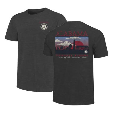 Men's Heather Charcoal Alabama Crimson Tide Big & Tall Campus Scene Core T-Shirt