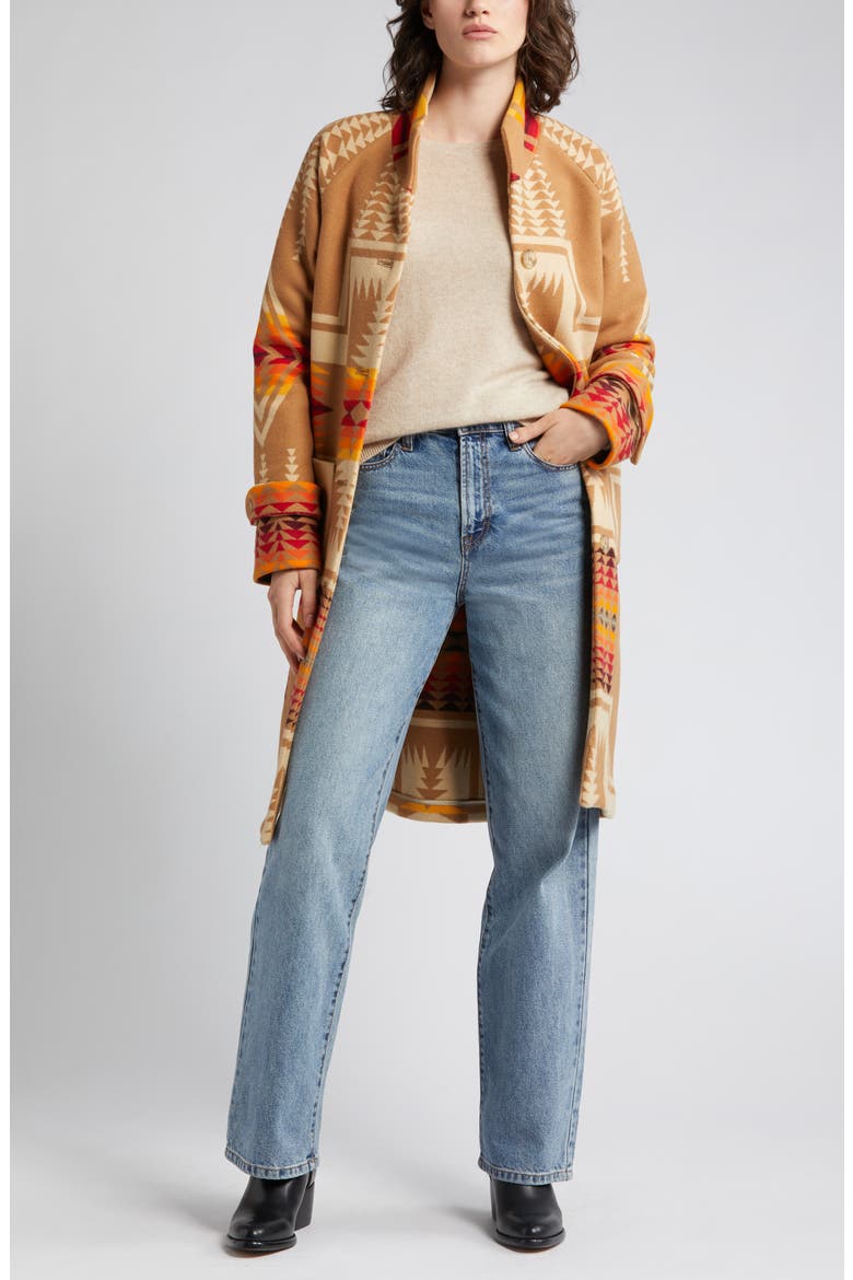 1930s Archive Coat, Main, color, TAN HARDING JACQUARD