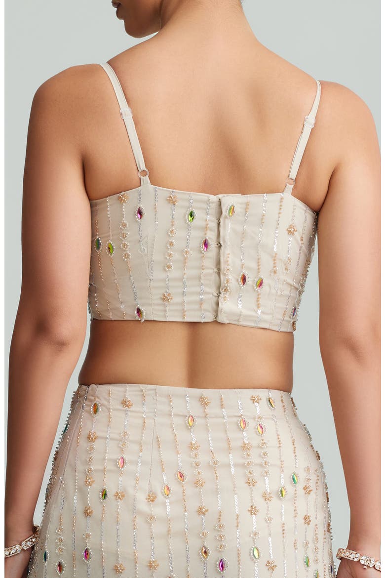 Isha Beaded Crop Camisole, Alternate, color, IVORY