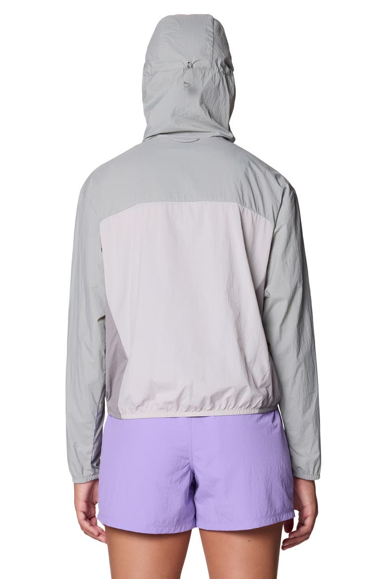 Wind Veil Hooded Jacket, Alternate, color, HALF MOON GREY/ CITY FOG