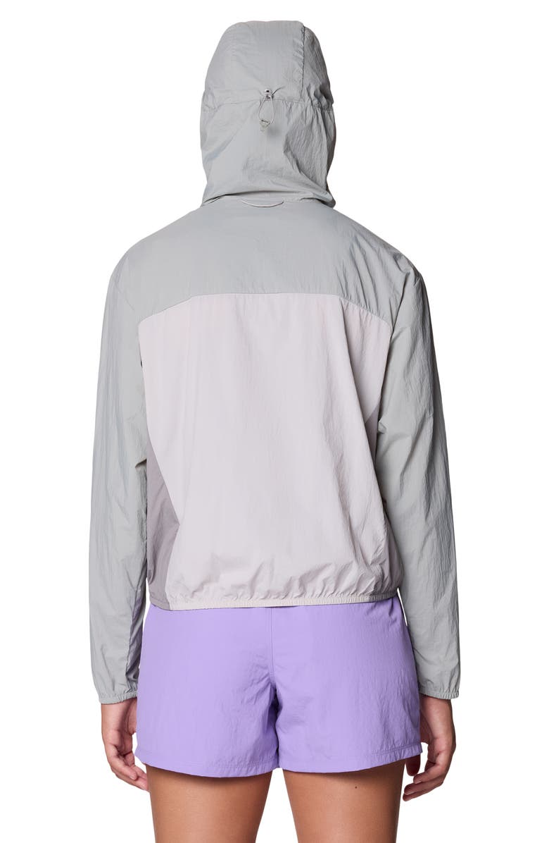 Mountain Hardwear Wind Veil Hooded Jacket, Alternate, color, Half Moon Grey/ City Fog