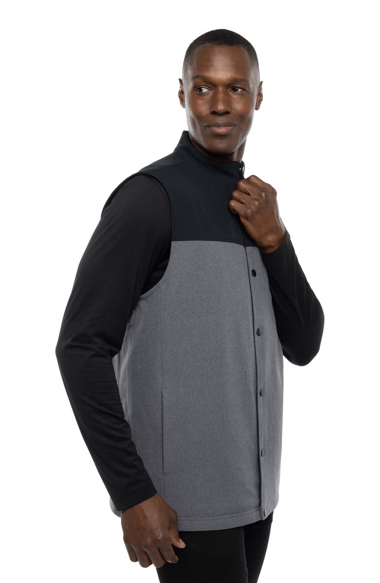 TravisMathew Navigational Report Vest, Alternate, color, Black