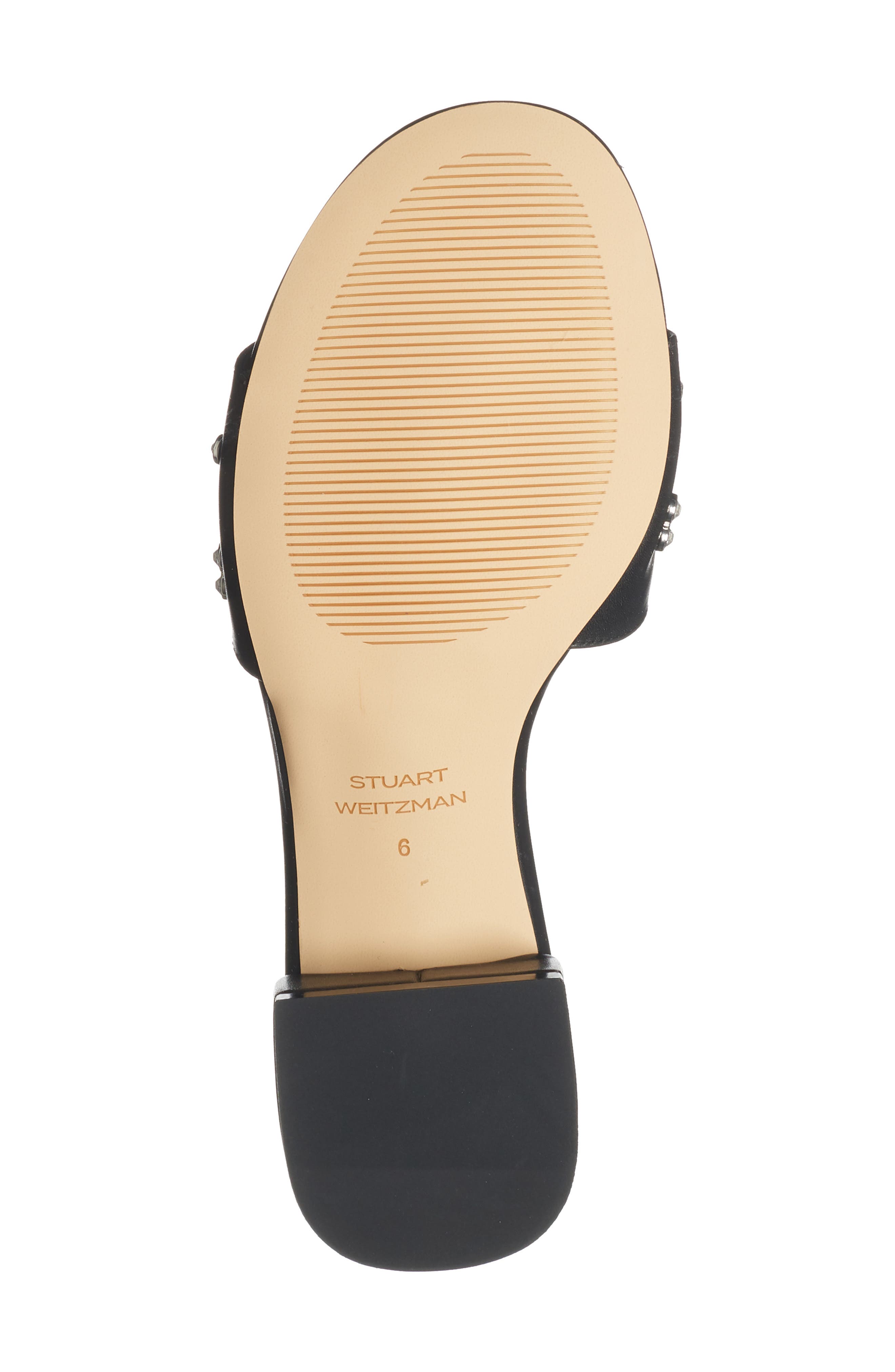 Stuart Weitzman Tammy Crystal Slide Sandal, Alternate, color, Black 002