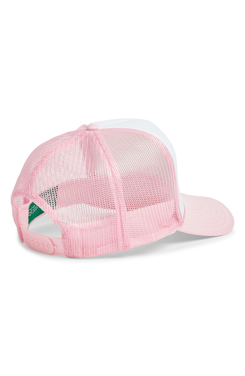 Friday Feelin’ Girl Next Door Trucker Hat, Alternate, color, Pink