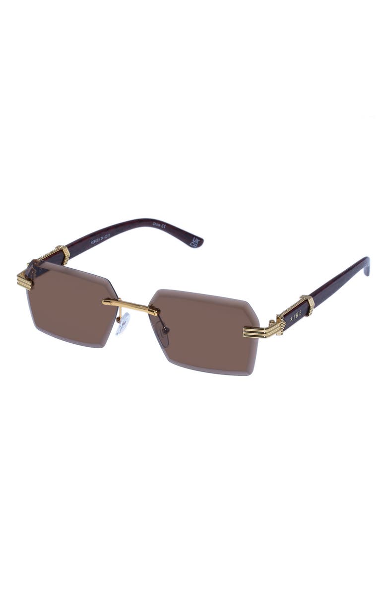 AIRE Nebula 60mm Rimless Square Sunglasses, Alternate, color,