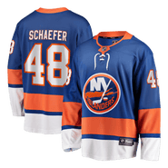FANATICS Men's Fanatics Matthew Schaefer Royal New York Islanders Home Breakaway Player Jerseys