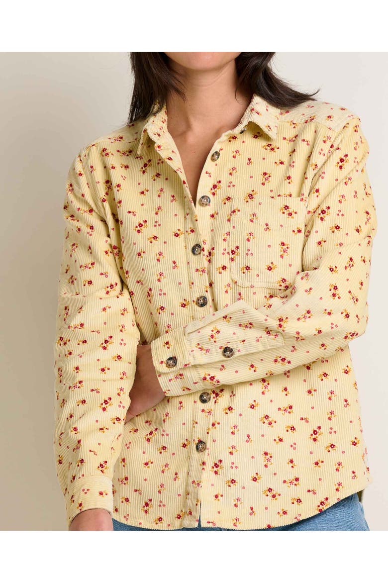Women's Cascadia Long Sleeve Shirt, Alternate, color, Barley Floral Print