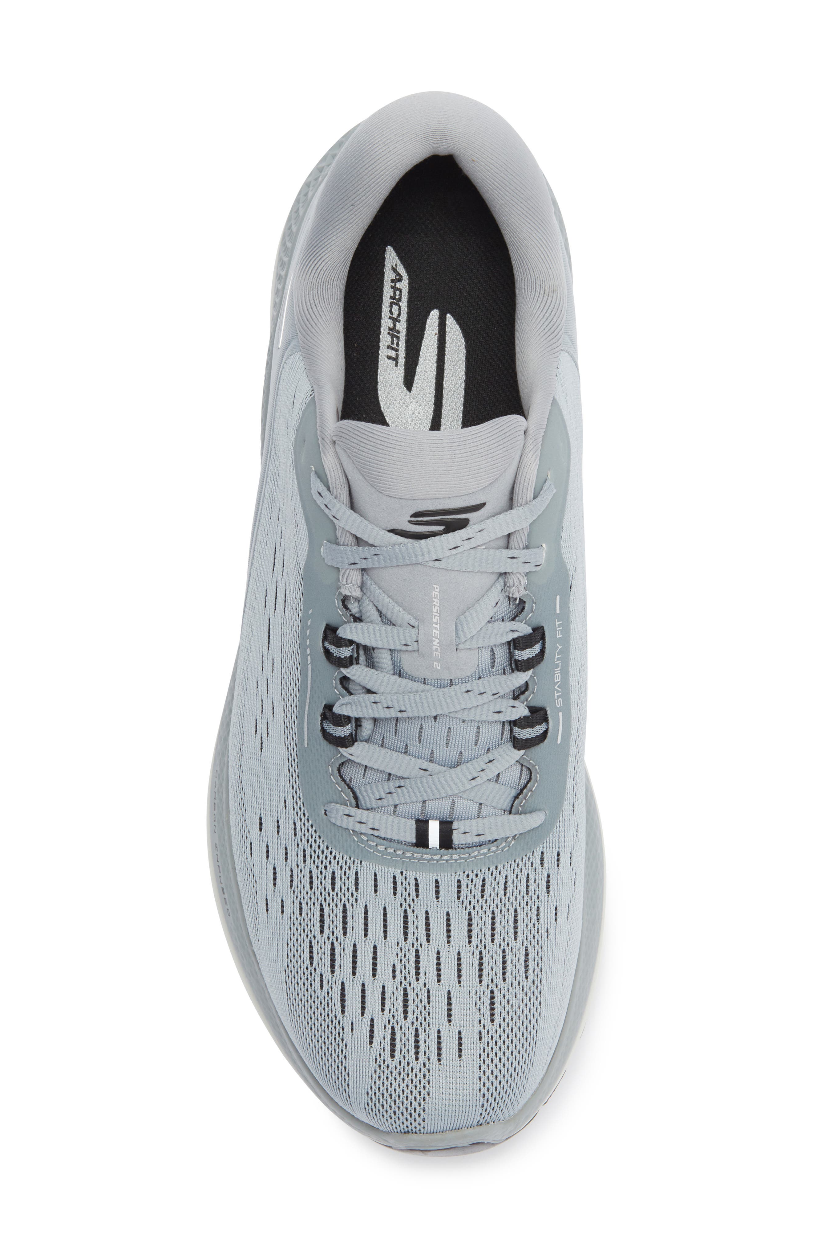 SKECHERS GO RUN Persistence 2 Running Shoe, Alternate, color, Gray/ Black