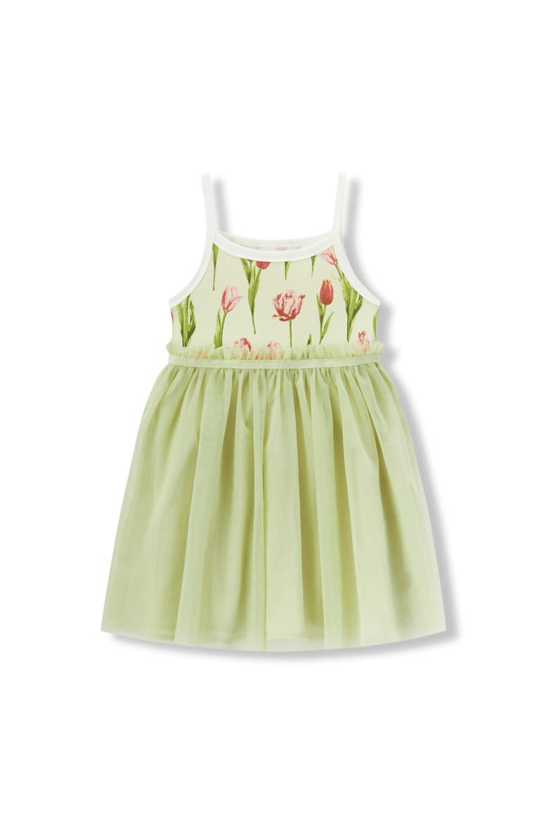 Luxe Stretch Ballet Dress, Main, color, Tulip
