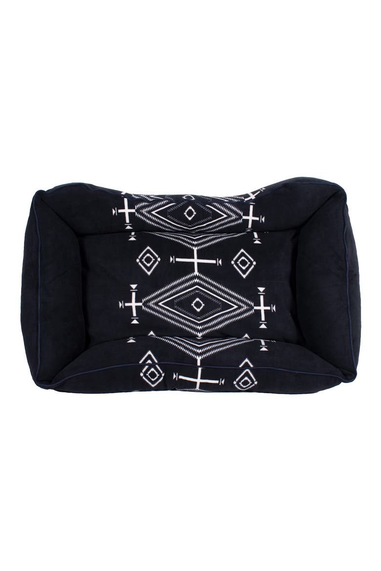 Fleece Kuddler Dog Bed, Alternate, color, LOS OJOS