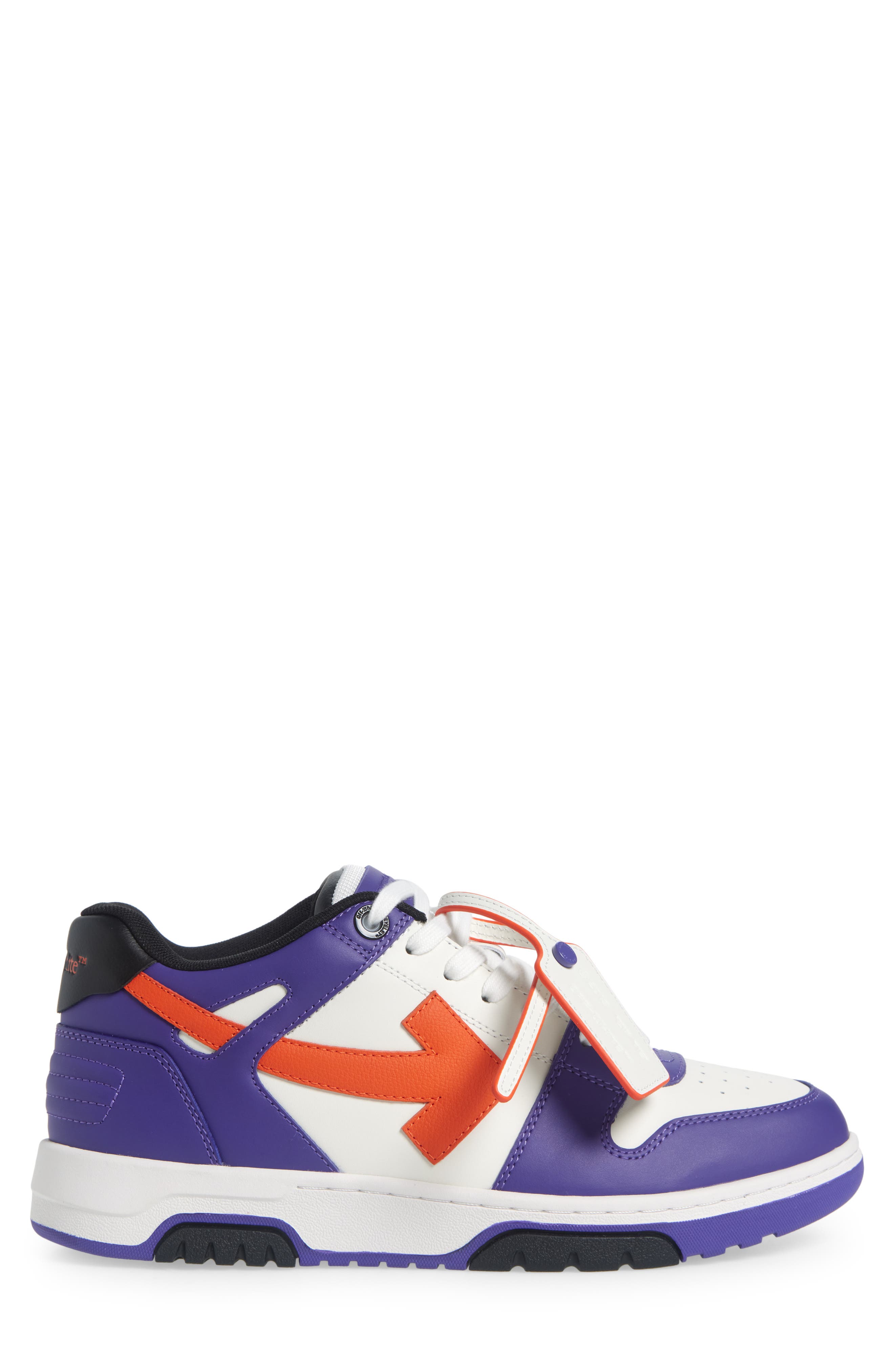 Off-White Out of Office Sneaker, Alternate, color, Dark Blue - Orange