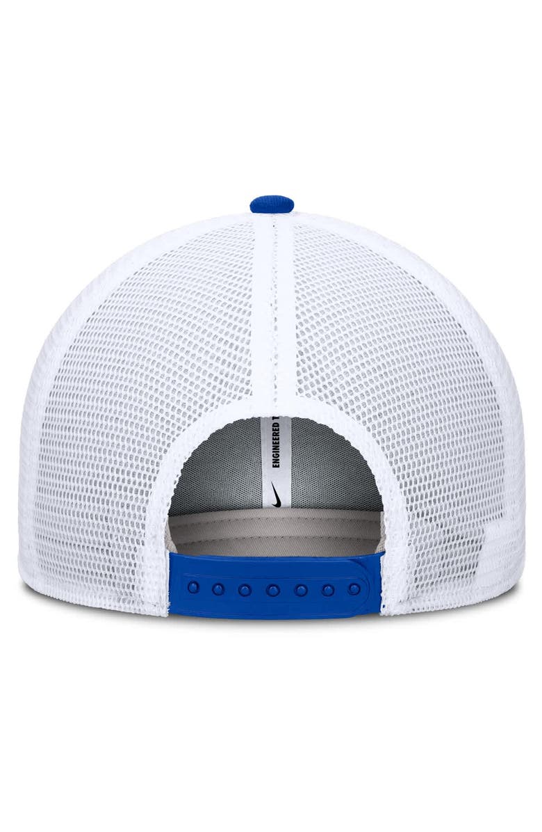 Nike Men's Nike Royal/White Kentucky Wildcats Rise Primetime Performance Trucker Adjustable Hat, Alternate, color, Royal