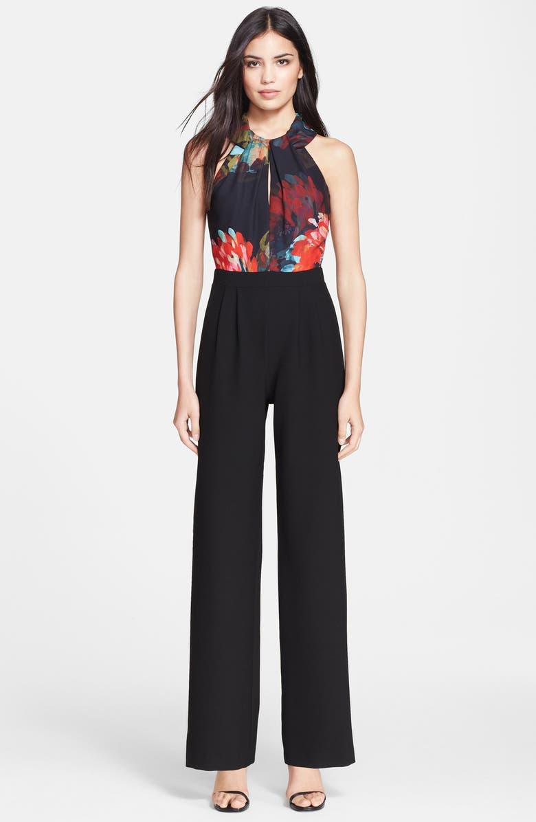 Trina Turk 'Atwood 2' Print Georgette Wide-Leg Jumpsuit, Main, color,