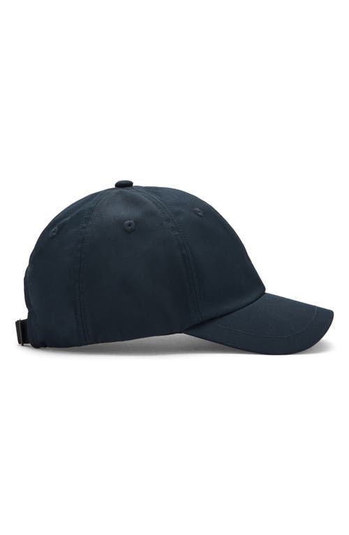 Mango Solid Cotton Baseball Cap In Black