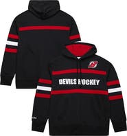Mitchell & Ness Men's Mitchell & Ness Black New Jersey Devils Head Coach Slogan Pullover Hoodie