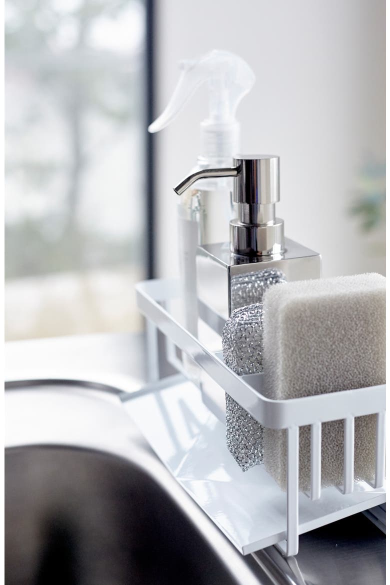 Sponge & Bottle Holder, Alternate, color, WHITE