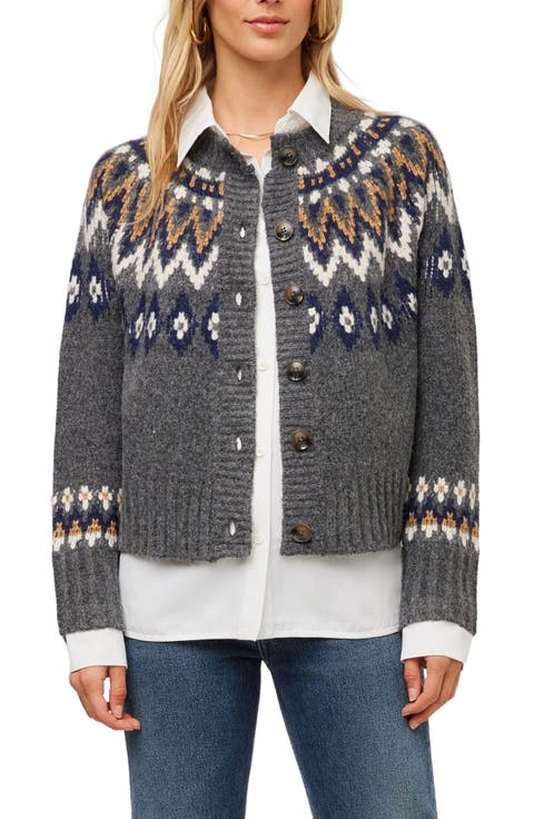 Alina Mixed Media Cardigan