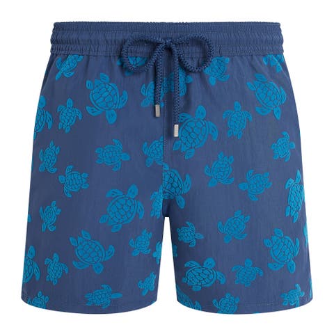 Men Swim Shorts Flocked Ronde des Tortues