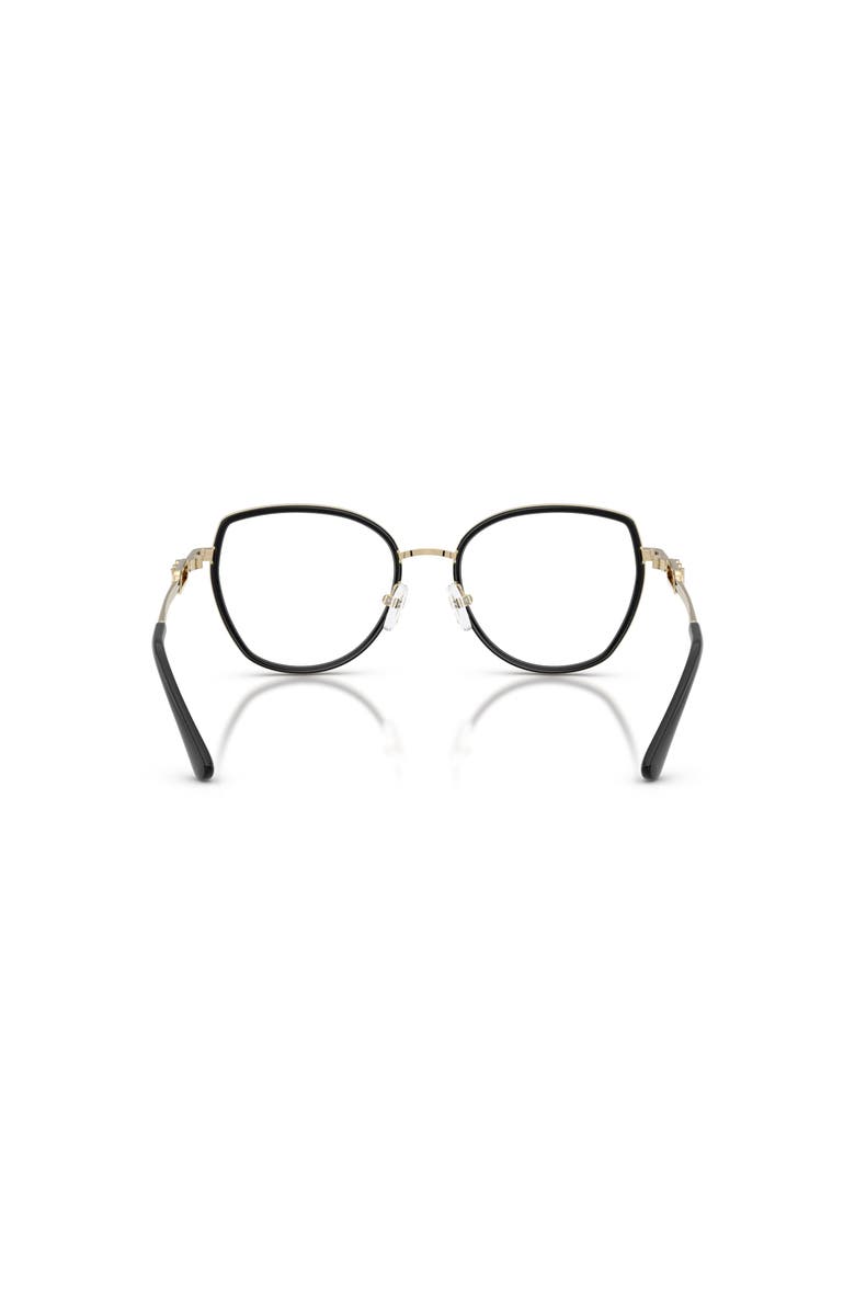 Michael Kors 53mm Round optical glasses, Alternate, color, Black