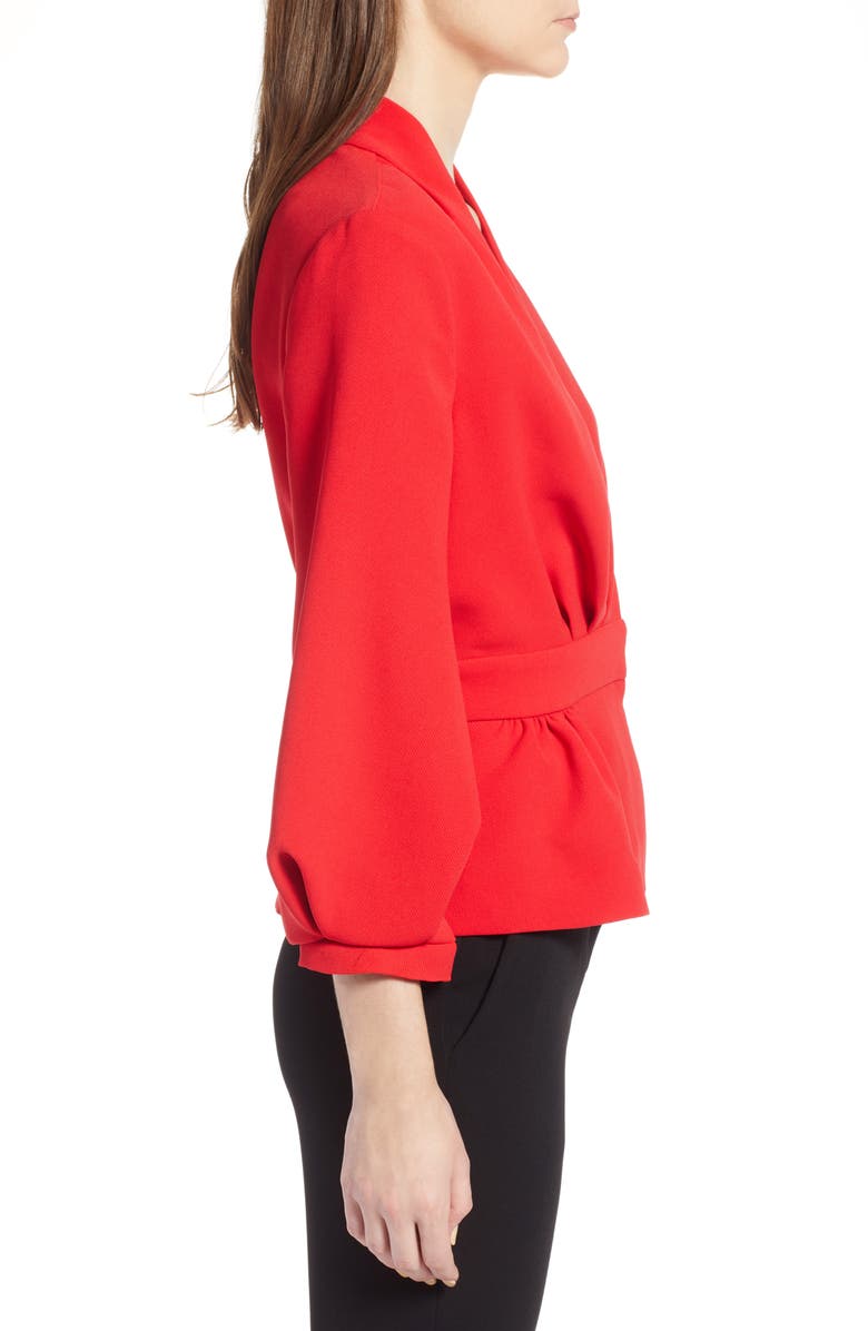 Halogen<sup>®</sup> Blouson Sleeve Jacket, Alternate, color, 