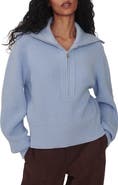 Varley Maura Rib Half Zip Sweater