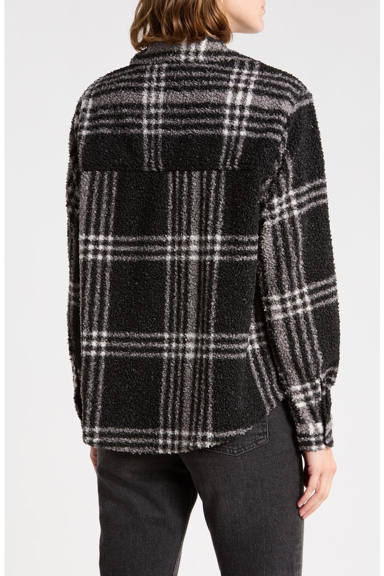 Tory Boxy Crop Plaid Shacket, Alternate, color, NIGHT SKIES