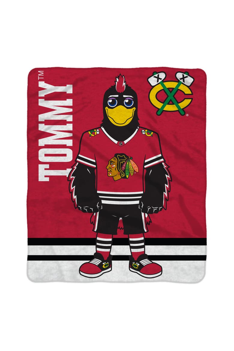 Chicago Blackhawks Tommyhawk Mascot 60" x 80" Raschel Throw Blanket, Alternate, color, None