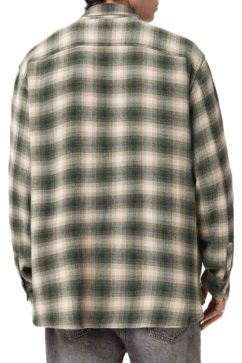 Lumley Plaid Button-Up Shirt, Alternate, color, PALE OLIVE GREEN