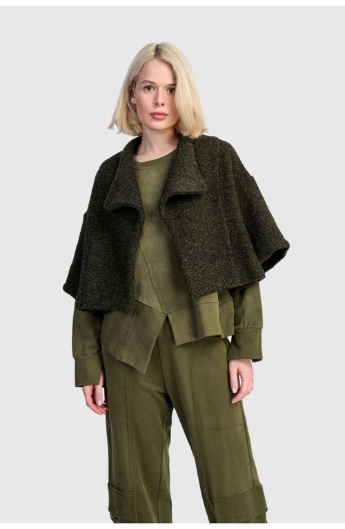 Alembika Capulet Crop Jacket In Brown
