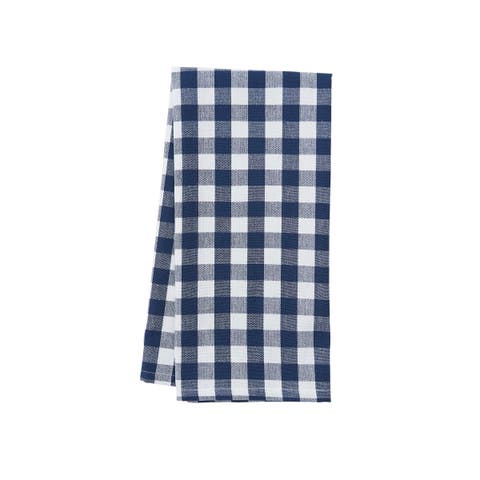 Ashford Indigo Woven Kitchen Towel Decor