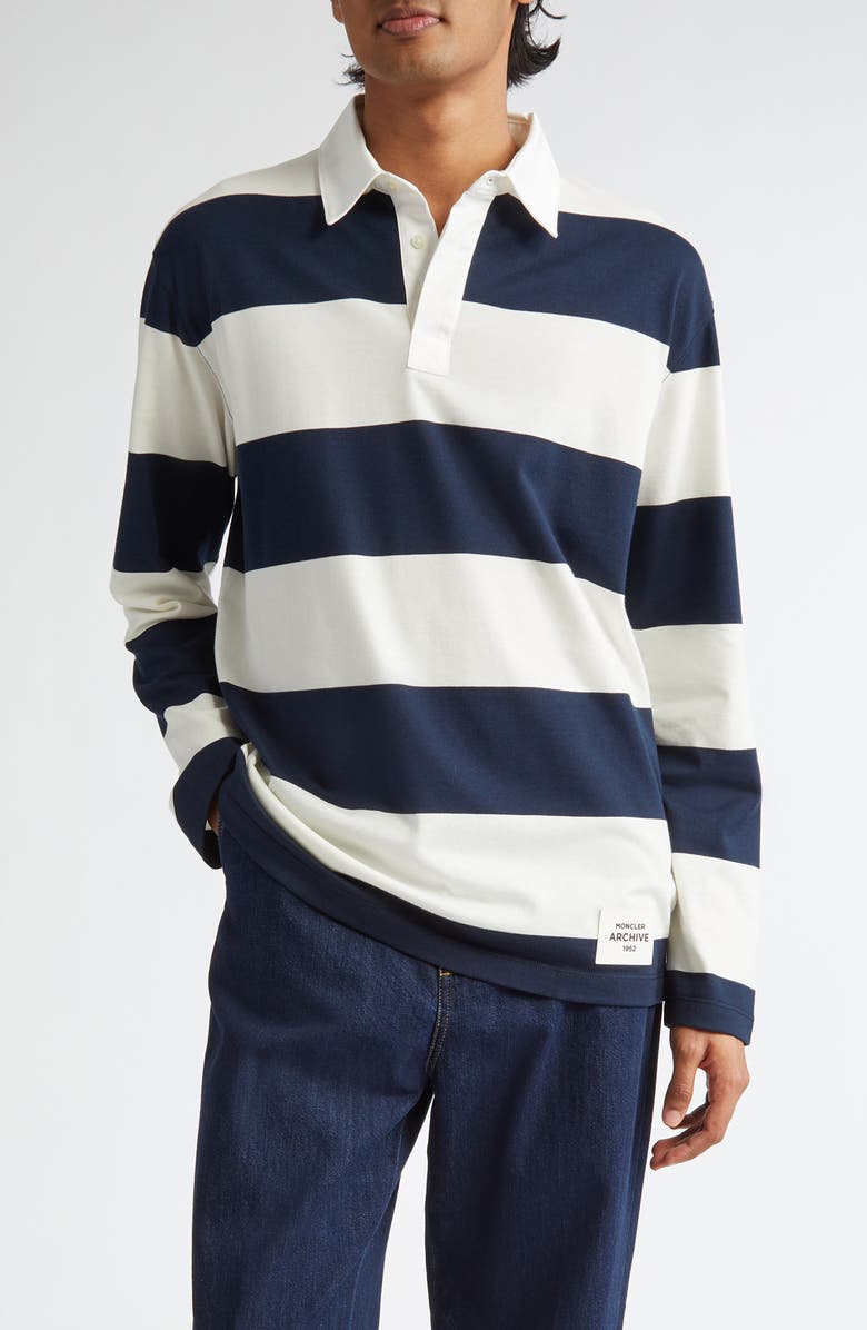 Moncler Cotton Rugby Shirt, Main, color, 