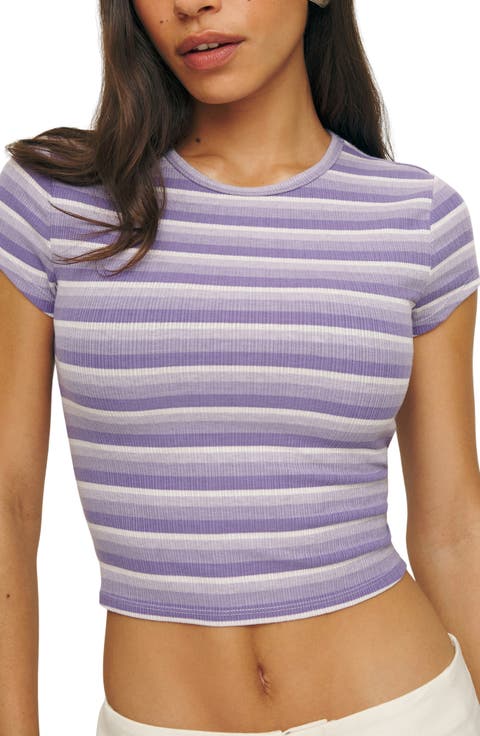 Muse Stripe Rib T-Shirt