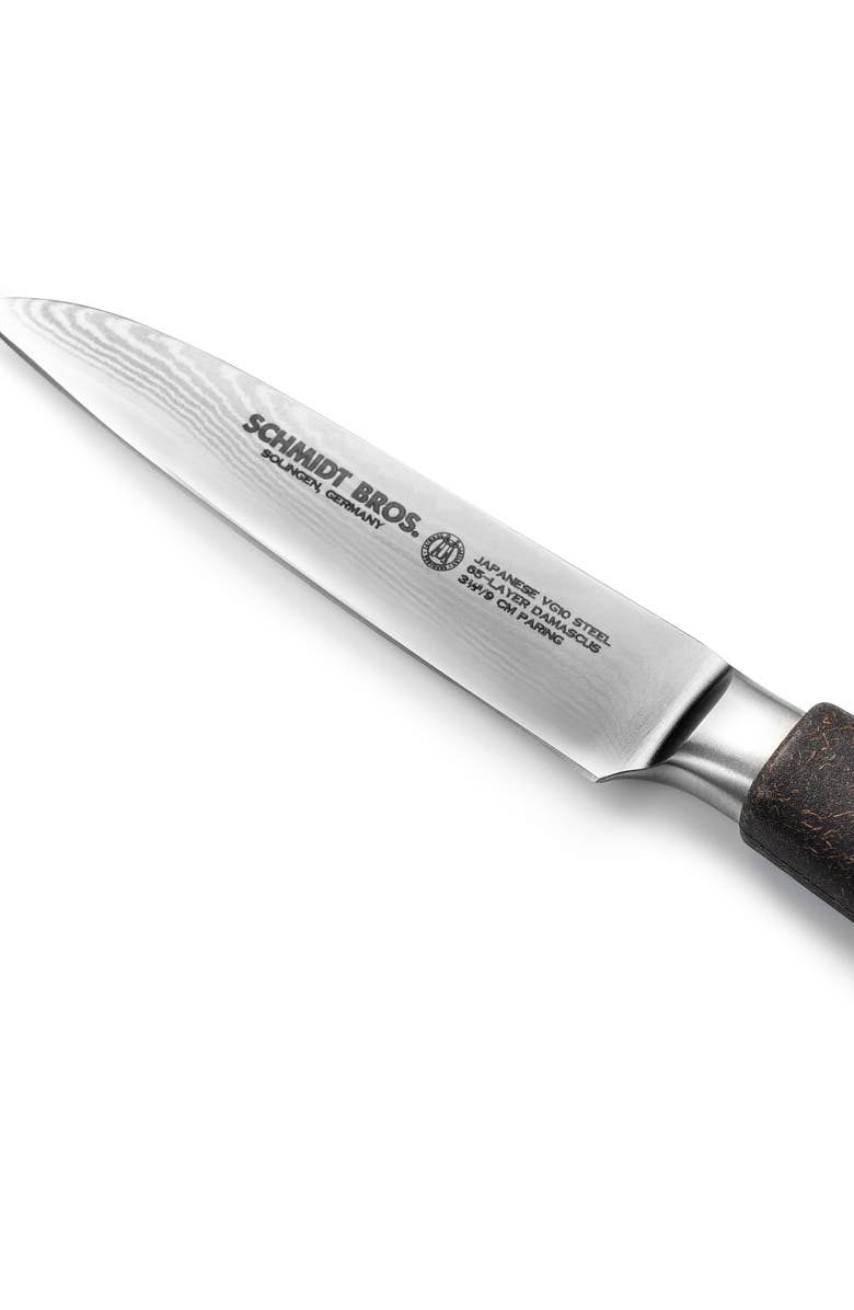 Schmidt Brothers Cutlery Artisan 3.5" Paring Knife, Alternate, color, Brown