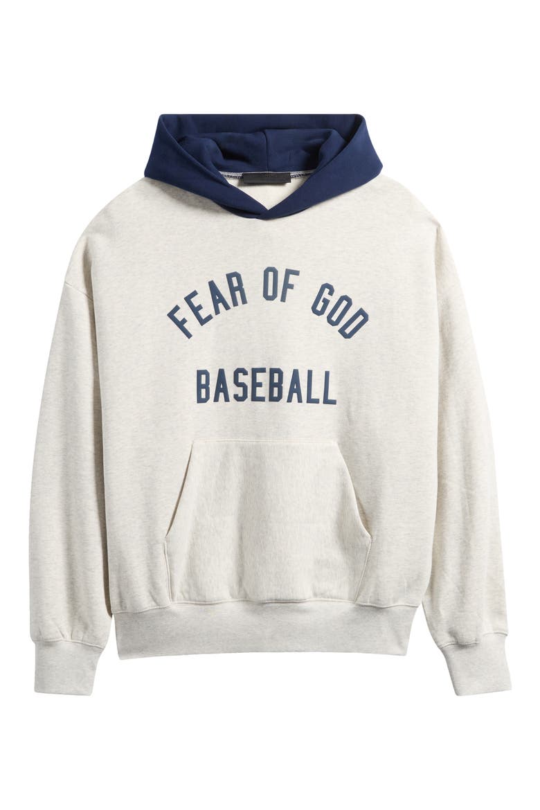 Fear of God Essentials MLB Sport Colorblock Cotton Graphic Hoodie