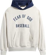 Fear of God Essentials MLB Sport Colorblock Cotton Graphic Hoodie
