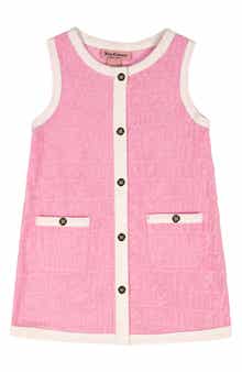 Juicy Couture Kids' Sleeveless Button Front Terry Dress