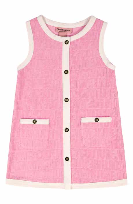 Juicy Couture Kids' Sleeveless Button Front Terry Dress