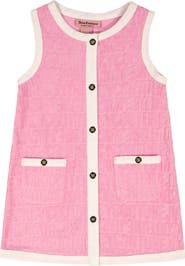 Juicy Couture Kids' Sleeveless Button Front Terry Dress