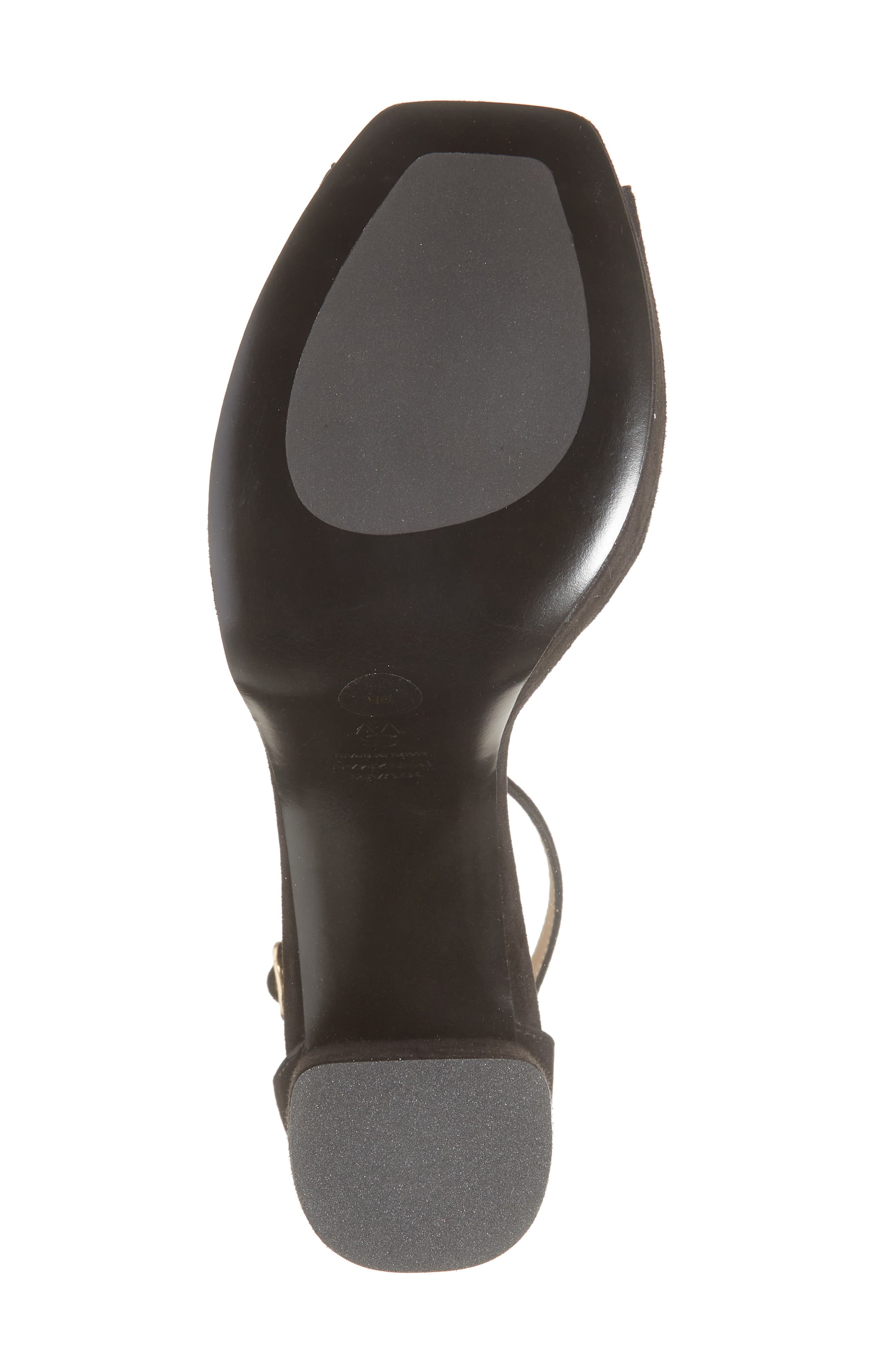Stuart Weitzman Sabrina Platform Ankle Strap Sandal, Alternate, color, Black