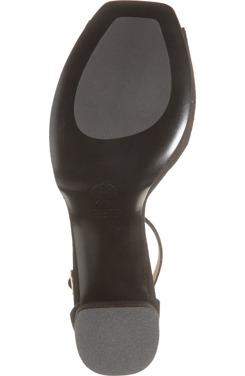 Stuart Weitzman Sabrina Platform Ankle Strap Sandal, Alternate, color, Black