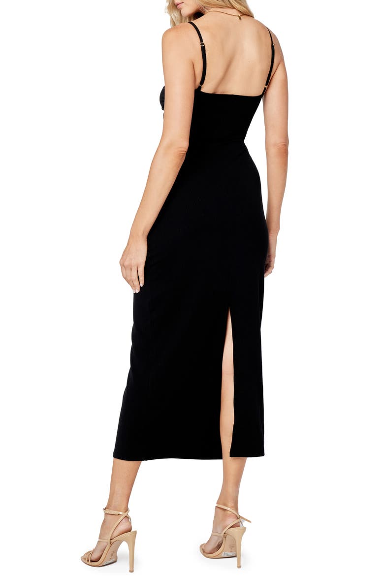 Ellery Cutout Cover-Up Dress, Alternate, color, BLACK