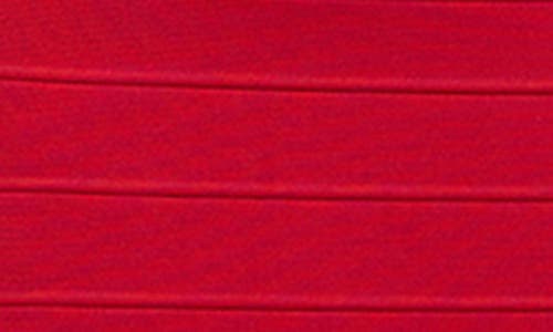 Herve Leger The Sara Strapless Mermaid Gown In Lipstick Red