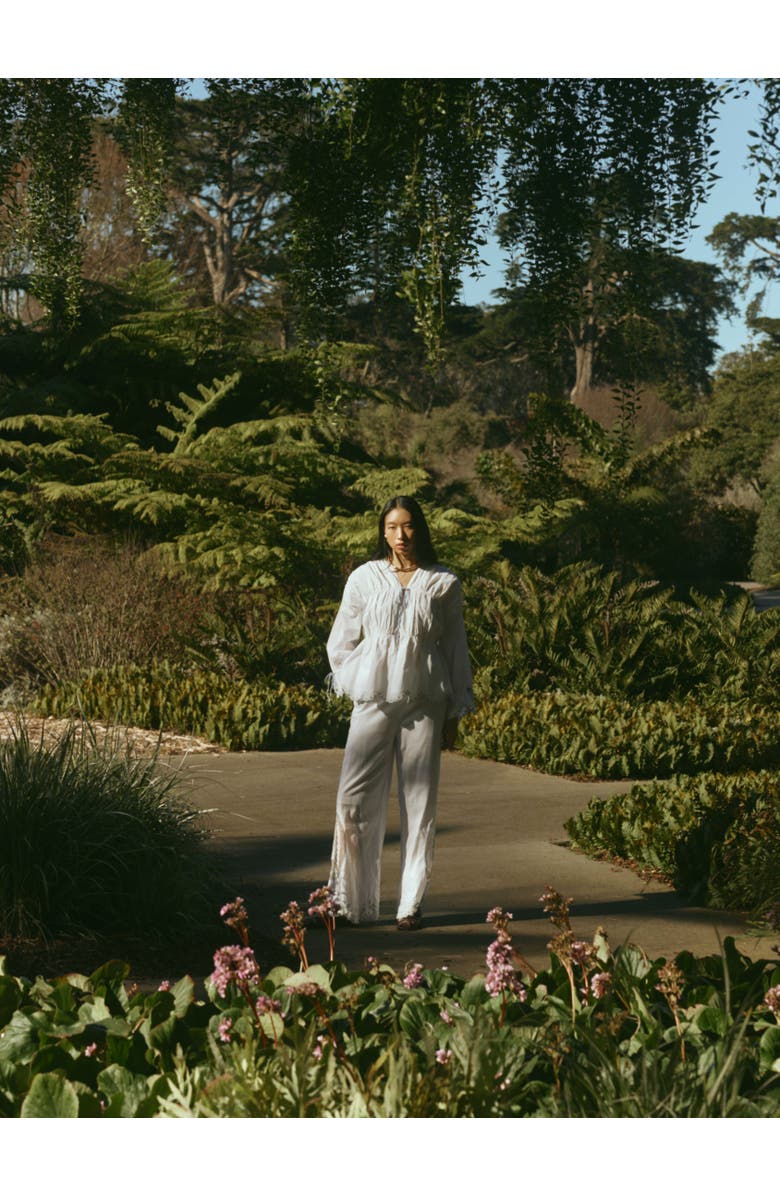 Eddy Juliana Pants, Alternate, color, White