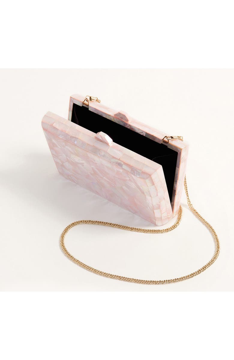 Freya Rose Aphrodite Pink Mother of Pearl Bag, Alternate, color, Aphrodite Pink