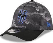 New Era Men's New Era Black New York Mets Camo 39THIRTY A-Frame Flex Hat