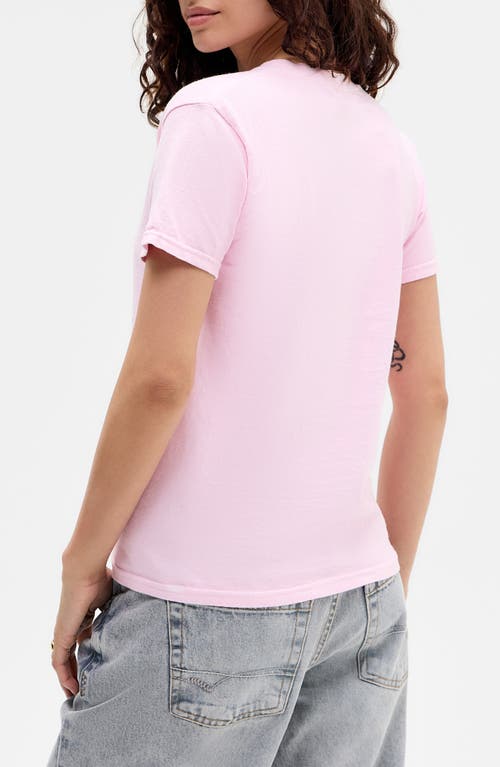 Bdg Urban Outfitters Catalogue Relaxed Fit Cotton Graphic T-shirt In Pink