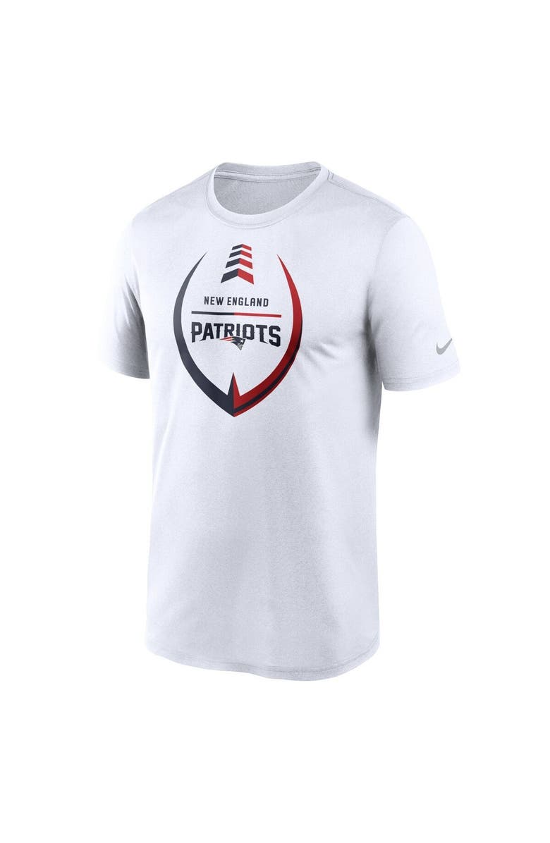 Nike Men's Nike White New England Patriots Icon Legend Performance T-Shirt, Alternate, color, 