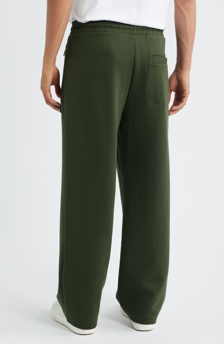 HUGO Dargen Knit Drawstring Pants, Alternate, color, Dark Green