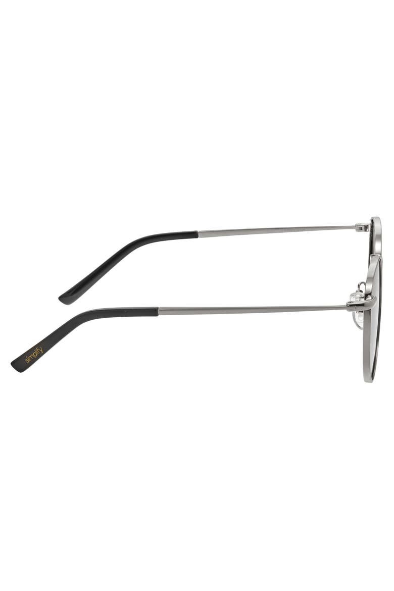 Dade Polarized Sunglasses, Alternate, color, Silver/Silver