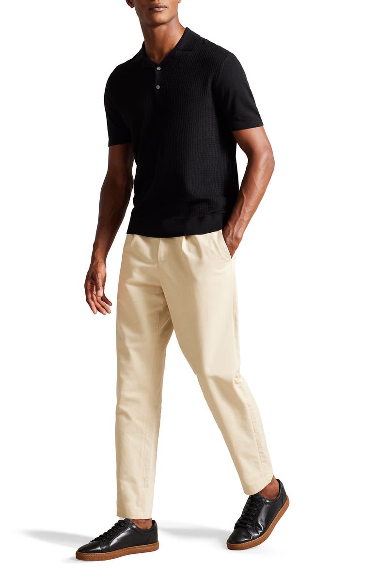 Ted Baker London Adio Textured Knit Polo, Alternate, color, 